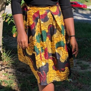 Handmade African Print Skirt